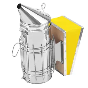 새로운 201 스테인레스 스틸 긴 노즐 흡연자 키 큰 버전 재료 흡연 장치 연기 분무기 도구 격발 꿀벌 양봉 - Product Image 4