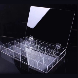 Scatola Espositiva per Modellini di Auto in Cristallo Acrilico Trasparente Vetro Organico a 30 Scomparti e Portagioie - Product Image 6