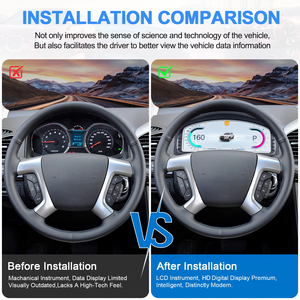 Navihua - Panel de Instrumentos LCD para Chevrolet Captiva 2012-2017, Sistema Linux, Carplay, Medidor Automotriz, Panel Digital, Tablero de Instrumentos - Product Image 4