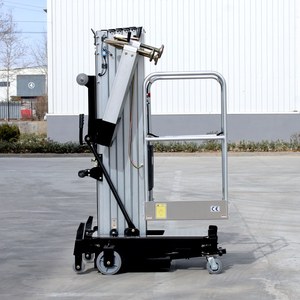 Elevador Portátil de una Sola Persona, Elevador Vertical de un Solo Mástil de Aleación de Aluminio, Elevador Eléctrico para una Persona - Product Image 2