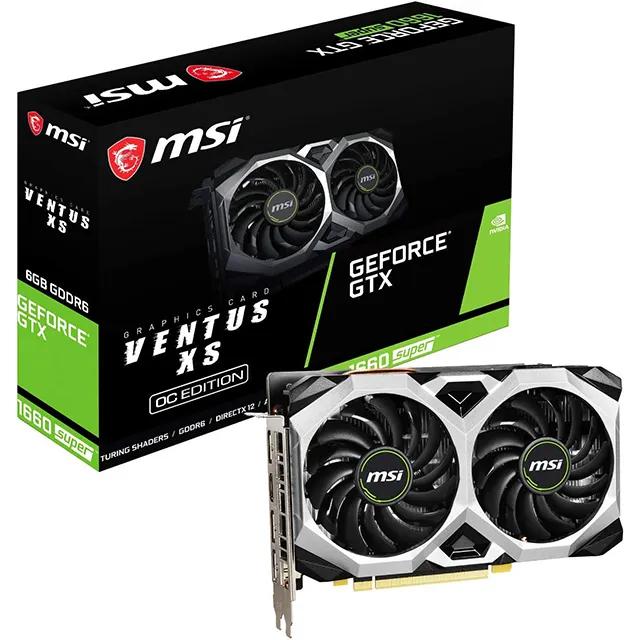 2022 Used gpu 99 GeForce GTX 1660 6GB GDDR5 192-bit Gaming Graphics Card, Super Compact, graphics card