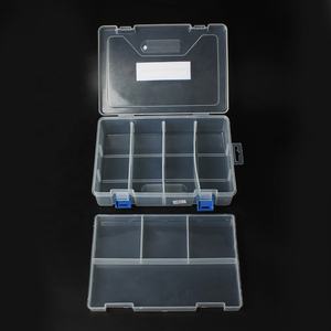 Cajas organizadoras <span class=keywords><strong>de</strong></span> joyería para <span class=keywords><strong>herramientas</strong></span> artesanales, contenedores <span class=keywords><strong>de</strong></span> almacenamiento <span class=keywords><strong>de</strong></span> 2 capas transparentes <span class=keywords><strong>de</strong></span> plástico con divisores, 21871 - Product Image 3