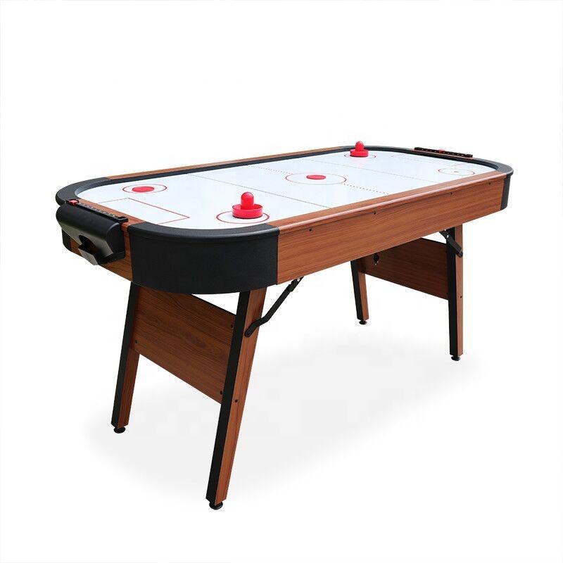 source 工厂批发4合1 7ft多功能桌台球桌,空气曲棍球,带餐台的乒乓球