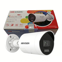Caméra réseau mini-bullet HIK DS-2CD2087G2H-LIU/SL 8MP CMOS, vision nocturne intelligente hybride, H.265, vue à 360°, carte SD, Cloud, IP67