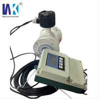 Medidor de Flujo Electromagnético WEIKEZHIYI WKLD DN200 PTFE 1.6MPa para Agua de Mar y Cemento, Tipo Dividido, Digital, OEM, Conexión por Brida