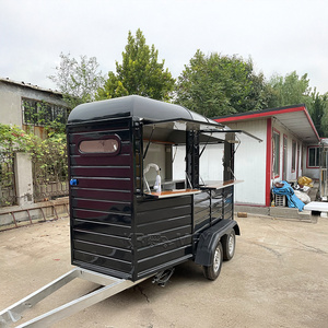 Remolque elegante con ventana de exhibición y cocina completa para catering al aire libre, tipo Horse Box Food Truck - Product Image 2