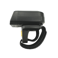 Mini escáneres de código de barras de dedo portátiles Interfaz USB BT Anillo inalámbrico Escáner de código de barras Lector de código QR 1D 2D portátil