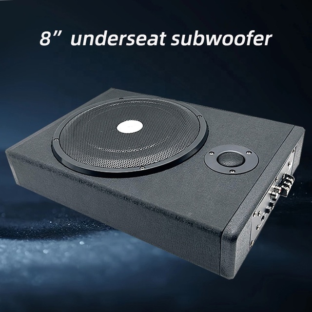 Good Quality 600W Active Auto Audio Under Seat Subwoofer Slim 8 Inch Car Subwoofer Speaker