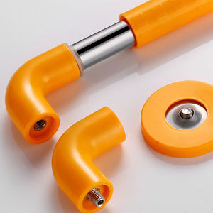 قضبان تثبيت أرضية من الفولاذ المقاوم للصدأ مقاس 24 بوصة للمرحاض، قضبان أمان للحمام لكبار السن وذوي الاحتياجات الخاصة والحوامل - Product Image 5