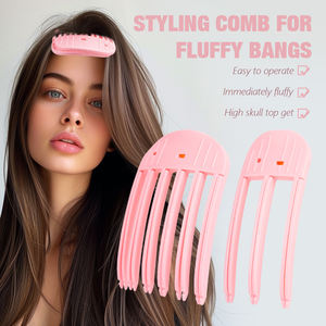Herramientas de estilismo sin calor de Venta caliente, moldeador de viento, volumen de 3/6 dientes, elevación de raíz de cabello, Clip esponjoso, voluminizador de raíz de cabello, peine de elevación - Product Image 5