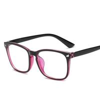 Gafas para mujer al por mayor, gafas para hombre, gafas con diseño, montura óptica cuadrada retro antiluz azul para ordenador