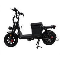 Vélo de livraison électrique B50 16 pouces avec cadre en acier, 1000W, 60V, longue autonomie, freins à disque hydrauliques, double suspension, 50AH en russe
