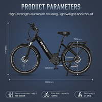 Bicicleta Eléctrica BMX con Batería de Litio de 48V 15Ah, Aleación de Aluminio, Motor sin Escobillas de 7 Velocidades, Frenos de Disco Hidráulicos, Stock en Almacén de la UE