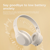 Casque sans fil Havit H628BT, casque stéréo pliable, écouteurs sans fil pour l'intérieur et l'extérieur