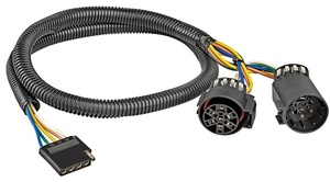 Extension d'adaptateur de connecteur de lumière de <span class=keywords><strong>remorque</strong></span> de hayon à 7 broches à 5 broches prise de <span class=keywords><strong>remorque</strong></span> à lame 7 voies à adaptateur à 5 broches - Product Image 2