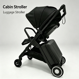 Maleta Plegable de Aluminio de Venta Caliente al por Mayor con Funciones para Viajar en Cabina de Avión y Posiciones de Recostado y Sentado - Product Image 3
