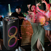 ZQS10209 Venta Directa de Fábrica, Nuevo Altavoz con Doble Bocina de 10 Pulgadas, Altavoz Recargable TWS Grande con Luz Atractiva
