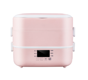 <span class=keywords><strong>Jolie</strong></span> rose 6 en 1 2 couches portable chauffage électrique intelligent 250W OEM ODM chauffe-plats électrique boîte à <span class=keywords><strong>lunch</strong></span> pour bureau école extérieur - Product Image 5