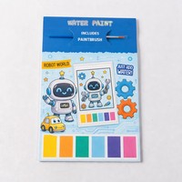 Libro de Pintura con Agua Personalizado, Libro de Actividades de Colorear con Agua, Kit de Arte Educativo para Niños