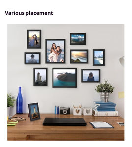 Lot de 10 cadres photo populaires <span class=keywords><strong>Collage</strong></span> décoration murale pour le montage ou l'affichage de table ensemble de cadres de galerie de <span class=keywords><strong>photos</strong></span> pour la famille - Product Image 6