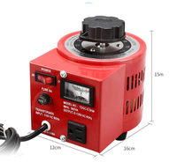 Kampa 110V 0.5KVA AC monophasé Type de contact Régulateur de tension manuel réglable Transformateur Variac