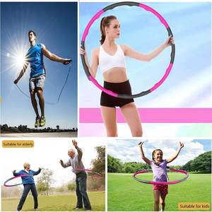 Best Selling Adjustable Weights Exercise <b>Hoops</b> for Adults Home Workout - Product Image 6