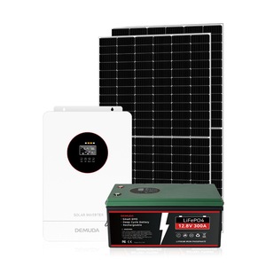 Sistema de Energía Solar Personalizado Fuera de la Red, Silicio Monocristalino, Controlador MPPT, Montaje en Techo, Batería de Plomo-Ácido, Uso Comercial - Product Image 2