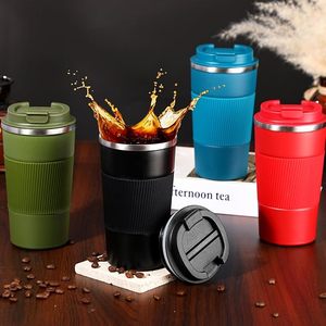 <span class=keywords><strong>Mug</strong></span> de voyage <span class=keywords><strong>isotherme</strong></span> 12oz 17oz, tasse à café <span class=keywords><strong>isotherme</strong></span> <span class=keywords><strong>avec</strong></span> couvercle, gobelet thermique réutilisable en acier inoxydable - Product Image 2