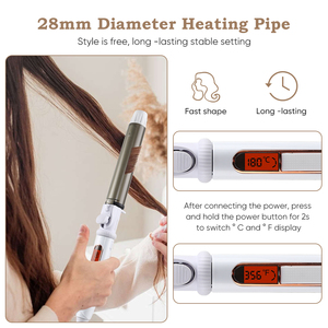 Baguette à friser de marque privée rotative automatique en céramique de titane de 25mm/28mm/32mm - Product Image 2