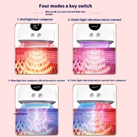 2025 nouveauté usage domestique Instrument de beauté compresse chaude Vibration microcourant 9e vitesse Massage du visage Instrument de grattage visage