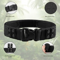 Vente en gros Ceinture tactique en nylon EVA 600D unisexe, équipement de sécurité réglable et confortable pour l'extérieur en toile Camouflage Oxford