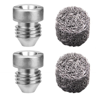 Filtre en maille métallique compressée 14*10mm pour lance à mousse, embout de buse à orifice pour canon à mousse, filtre à fil tricoté pour lance à mousse de neige