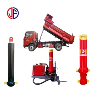 Reliable Dump Truck HYVA Series 4 Stage Telescopic Hydraulic Cylinder For Tipper With CE
