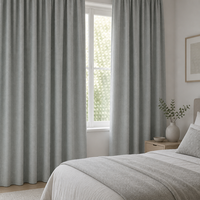 Rideaux occultants Deconovo couleur unie, largeur 200 cm x longueur 178 cm, beige, 1 pièce, Grade 1, élégant, séparateur de pièce, 100 % mousse à mémoire de forme