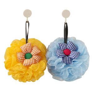 Zenidoo Éponge de Douche Super Douce Grande Taille Motif Floral en PE, Éponges et Brosses de Bain Moussant Anti-éclatement pour Exfoliation - Product Image 1