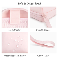 Tas Organizer Elektronik OEM ODM, Tempat Penyimpanan Kabel untuk Ponsel, Tablet, Charger, Headphone, Mini, Lucu, Pouch Organizer Teknologi untuk Perjalanan