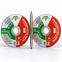 Disque de coupe 125 mm (5 pouces) 1,6 mm pour métal, acier inoxydable, aluminium – Durable pour meuleuse d'angle – Disques de coupe métal