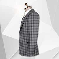 MTM Fit Costume sur mesure 2 pièces pour hommes Manteau en laine Pantalon Vente en gros Hommes Slim Vêtements élégants Affaires m E n B l a Z E R
