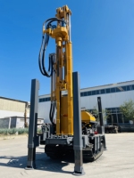 Foreuse pneumatique de 180 m pour forage minier, machine de forage de puits d'eau jusqu'à 200 m de profondeur