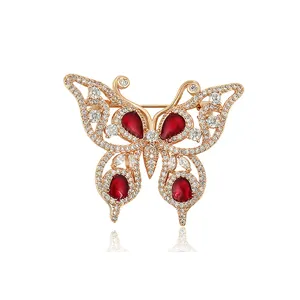 brooches 218 Butterfly brooch with stylish knot symbolizing design pattern