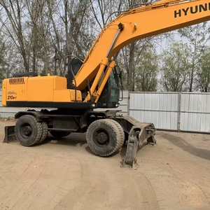 Excavadora de Ruedas Hyundai 210W-7 Usada, Original de Corea del Sur, a Bajo Precio, Máquina de Movimiento de Tierras de Segunda Mano en Venta - Product Image 4