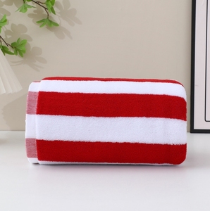 Telo da mare in cotone a righe di alta qualità stile <span class=keywords><strong>turchese</strong></span> senza sabbia filato morbido tinto per bagno piscina nuoto asciugamano da viaggio - Product Image 6