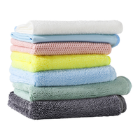 Lot de chiffons de nettoyage en microfibre épais et réutilisables, écologiques, 7 tailles différentes pour le nettoyage de toute la maison, anti-rayures