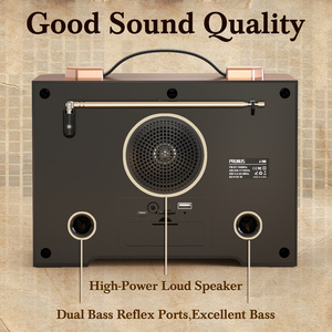 Radio AM FM Inalámbrica con Llama LED, Reproducción TF/USB, Carga USB-C, Radios Transistor Portátiles AM FM - Product Image 3