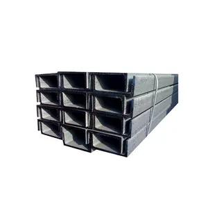 Hot Rolled Ms Channel Steel Price Galvanized Steel Ss400 Q235 Channel Steel Size 50X25 Channel bar