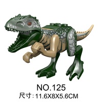 Juguete de Construcción de Dinosaurios Jurásicos Pequeños, Bloques de Construcción de Plástico ABS Ecológicos para Unisex, Bloques de Anquilosaurio