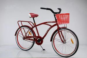 Bicicleta Urbana de Acero Personalizada de 26 Pulgadas para <span class=keywords><strong>Hombre</strong></span> y Mujer, Bicicleta de Playa de Una Velocidad, Barata de Fábrica - Product Image 2