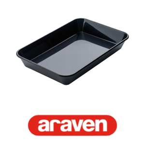 Plateau noir San 28 × 19 cm H 4 cm Araven pour aliments - Product Image 4