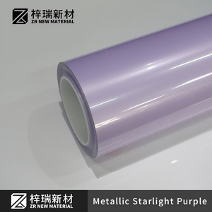 Película Protectora de Carrocería PPF ZIRUI Color Morado Polvo de Estrellas Metálico de Lujo para Jaguar, TPU de Alta Calidad de 7.5mil, Protección UV IR, Garantía de 6 Años - Product Image 2
