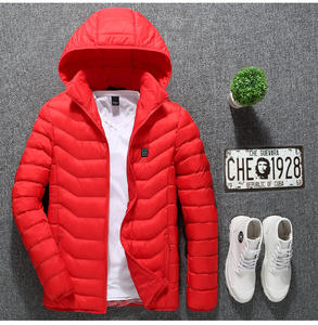 Chaqueta Deportiva Personalizada de Lona para Hombre, Cortavientos, con Calefacción, 5V USB, Chaqueta con Capucha para Exteriores - Product Image 6